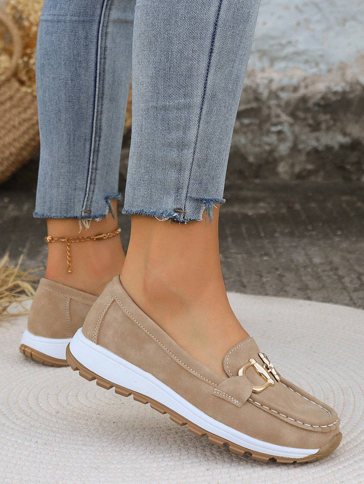 Flat Buckle Loafers