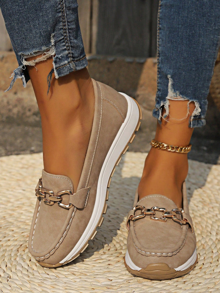 Flat Buckle Loafers
