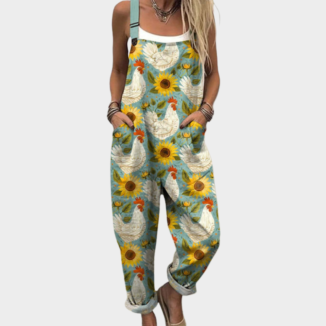 Halsey - Comfortable Printed Overalls