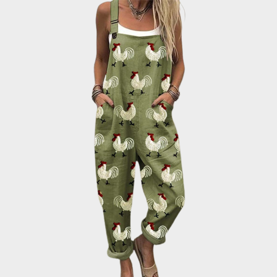 Sloane - Comfortable Printed Overalls