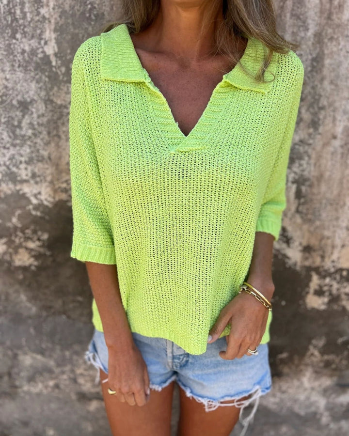 OVIDIA – BOHO KNIT TOP