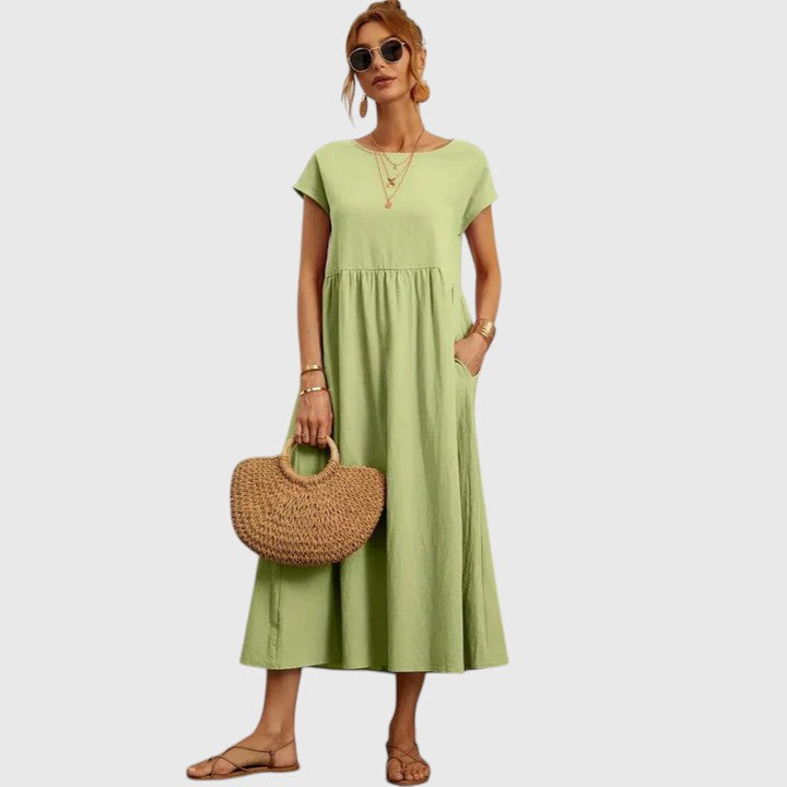 IVY – COMFORTABLE MIDI DRESS FOR EVERYDAY ELEGANCE