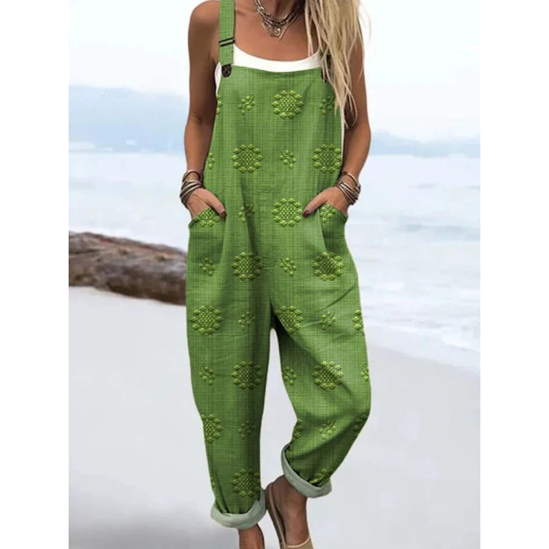 Daphne - Comfortable Printed Overalls