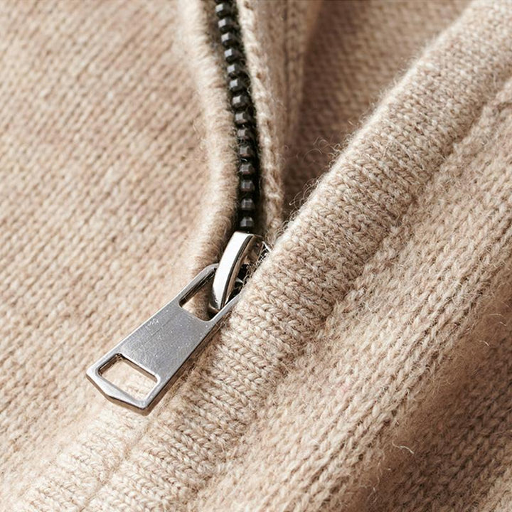 Effortless Comfort Zip Sweater