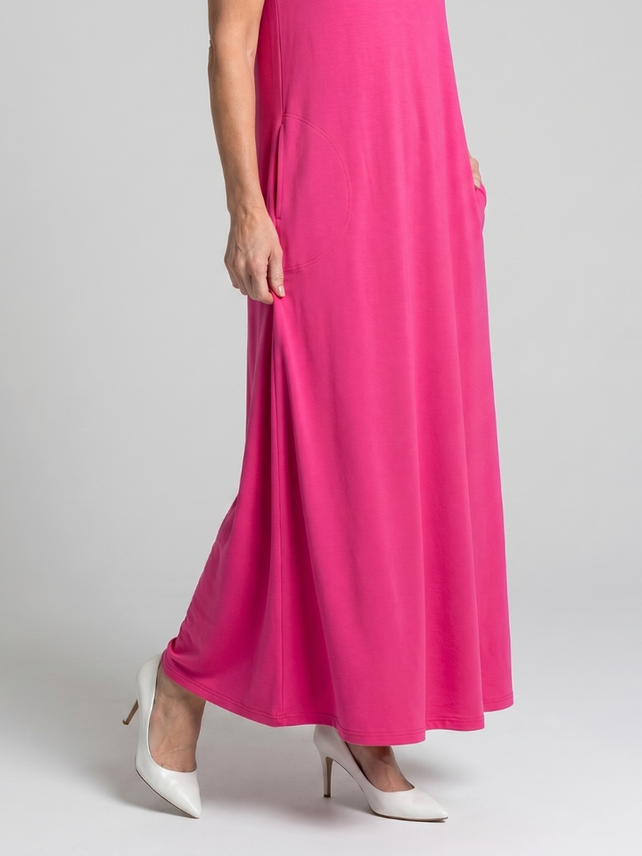 Valerie | Sleeveless Tropical Leaf Print Midi Dress