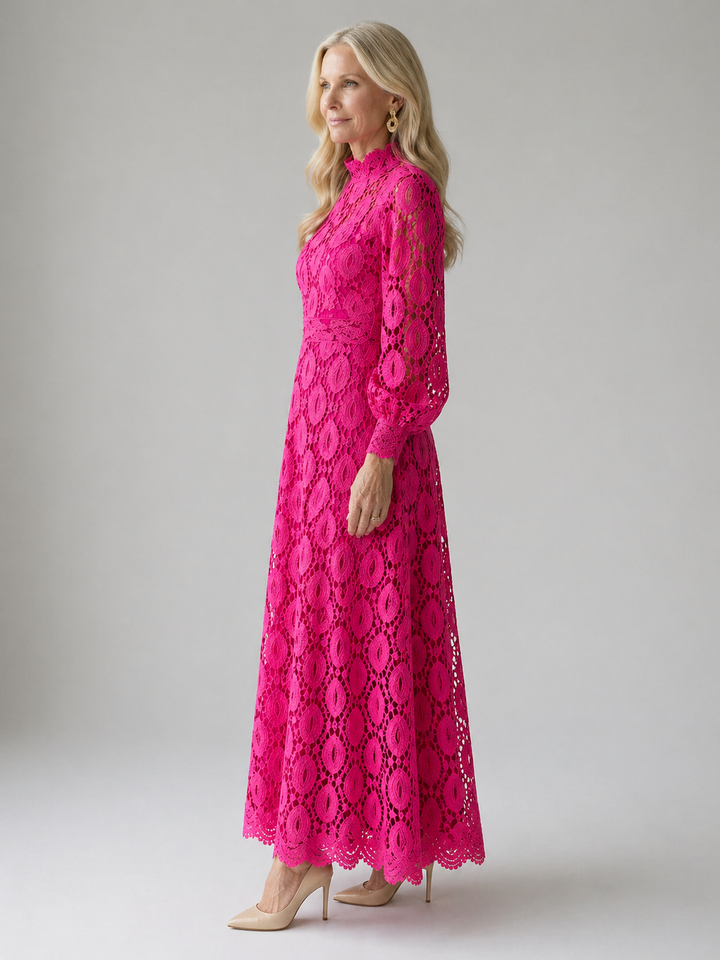 Stylized Fashion | Lace Midi Dress