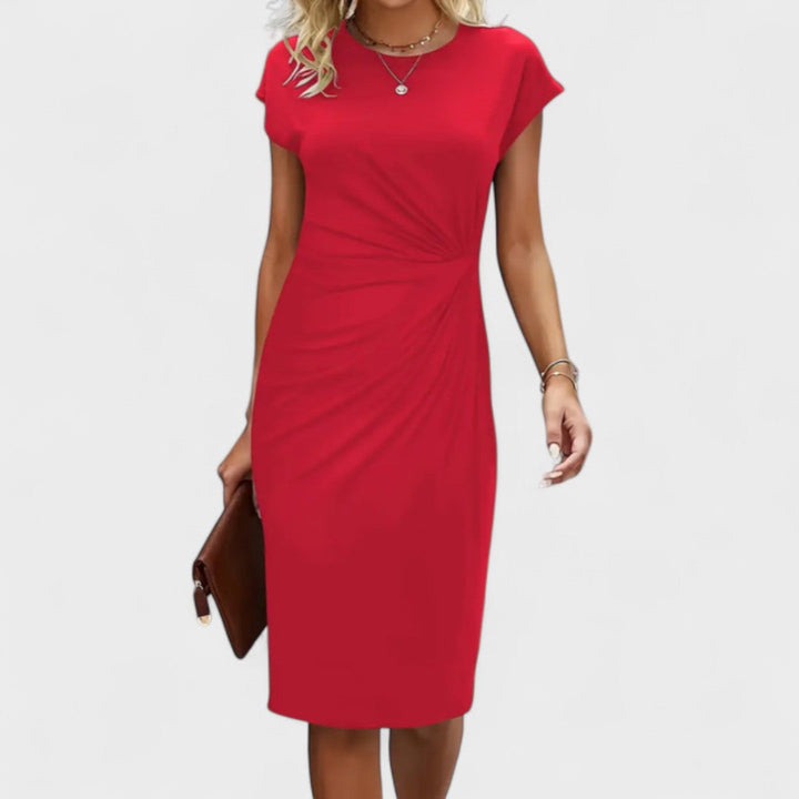 ELLOWEN – SHORT SLEEVE FORMAL DRESS FOR WOMEN