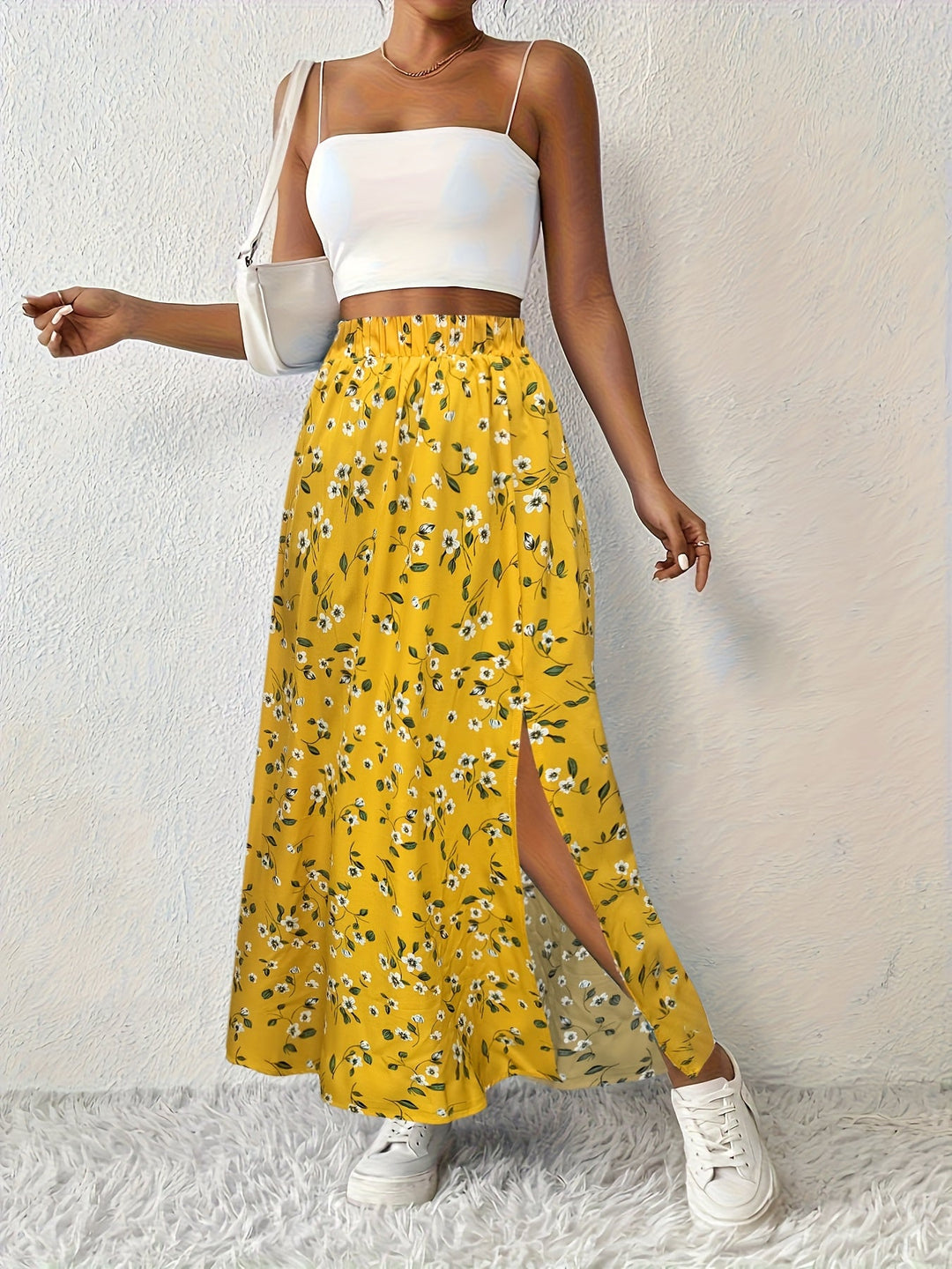 SOLYNNE – FLORAL PRINT MAXI ROCK