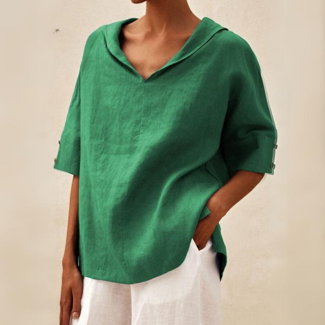 Liora - Casual Loose-Fit Blouse