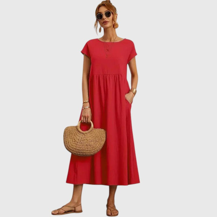 IVY – COMFORTABLE MIDI DRESS FOR EVERYDAY ELEGANCE