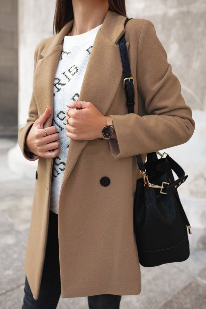 Teresa - Elegant Lapel Coat