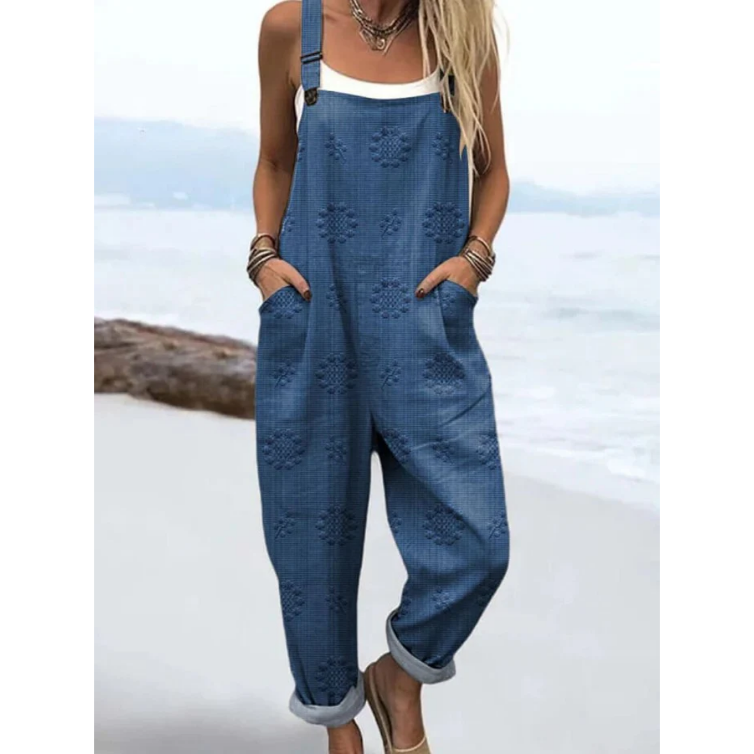 Daphne - Comfortable Printed Overalls