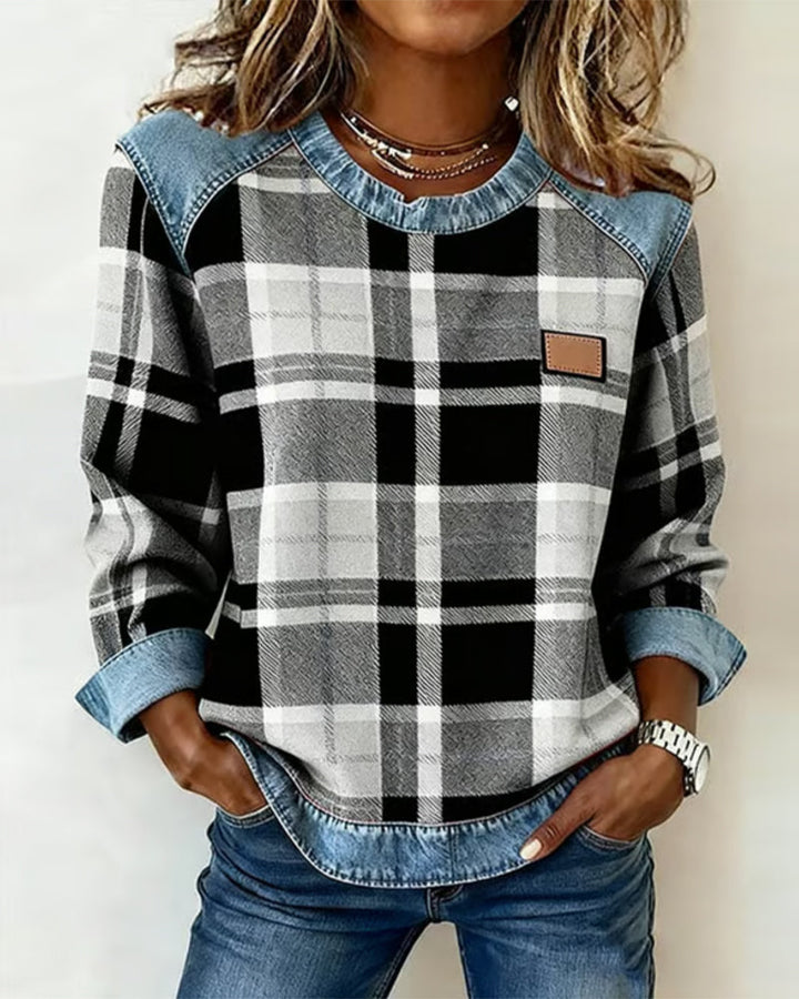 Célia - Sweatshirt Patchwork Daring