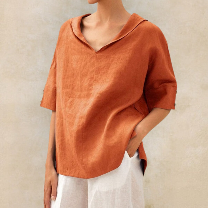 Liora - Casual Loose-Fit Blouse