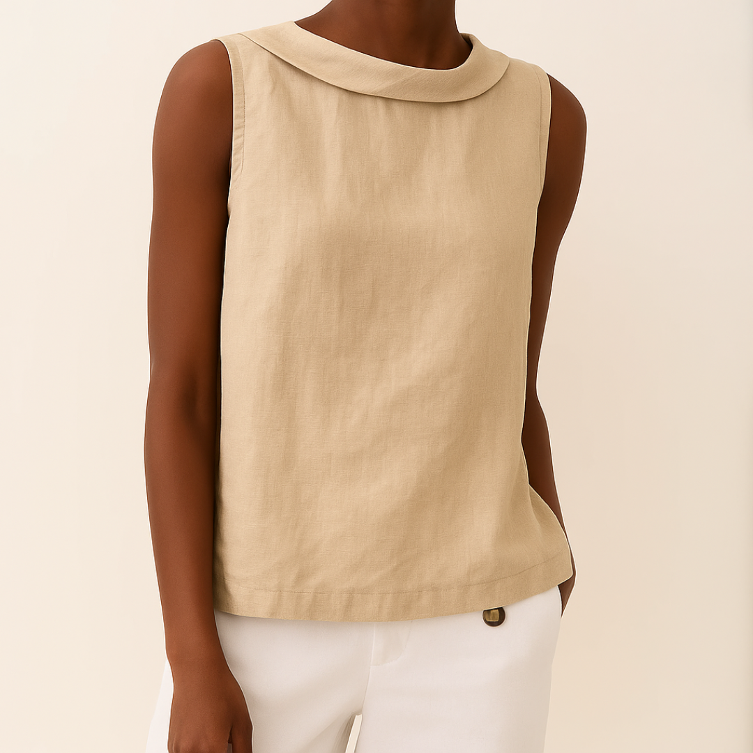 SERENELLE – SLEEVELESS ELEGANT TOP