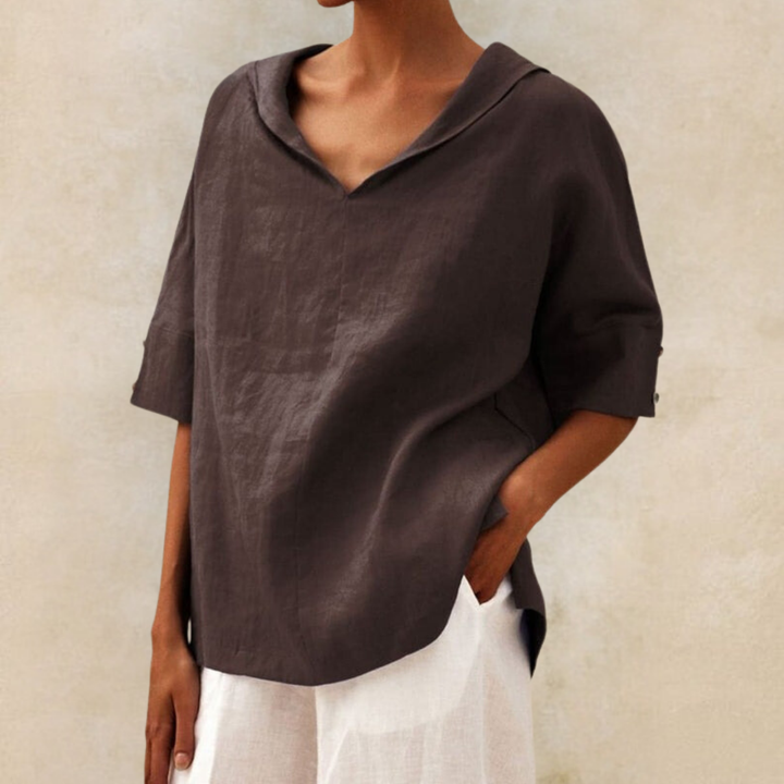 Liora - Casual Loose-Fit Blouse