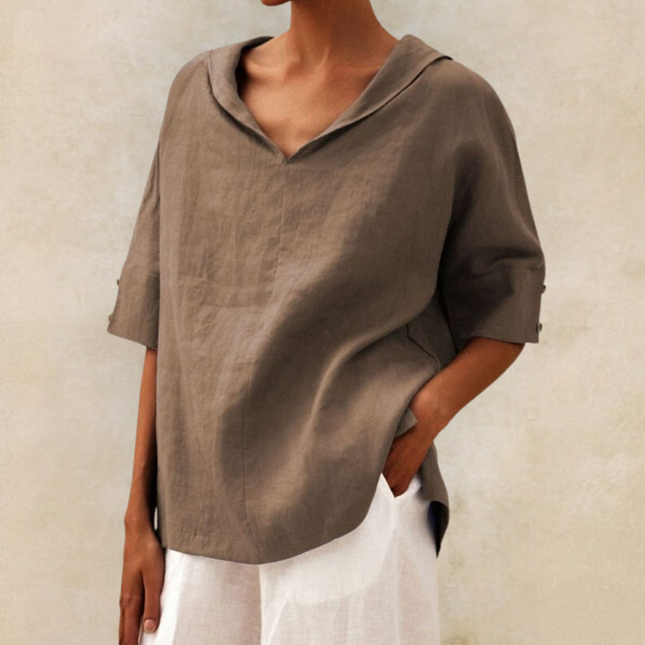 Liora - Casual Loose-Fit Blouse