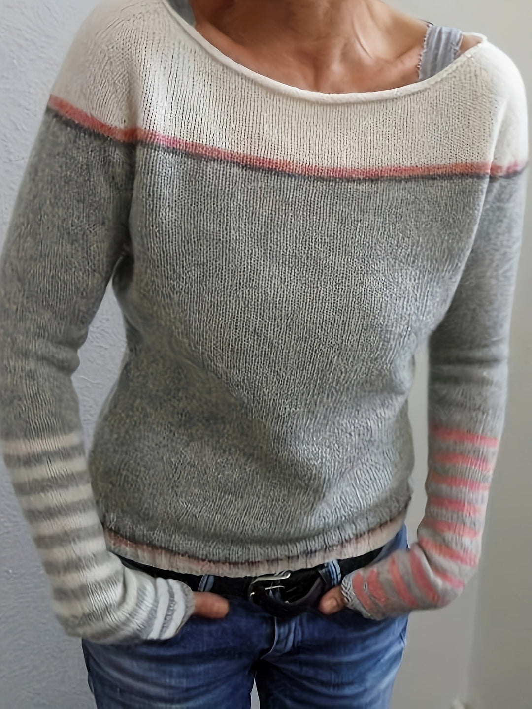 Elodie - Soft Striped Sweater
