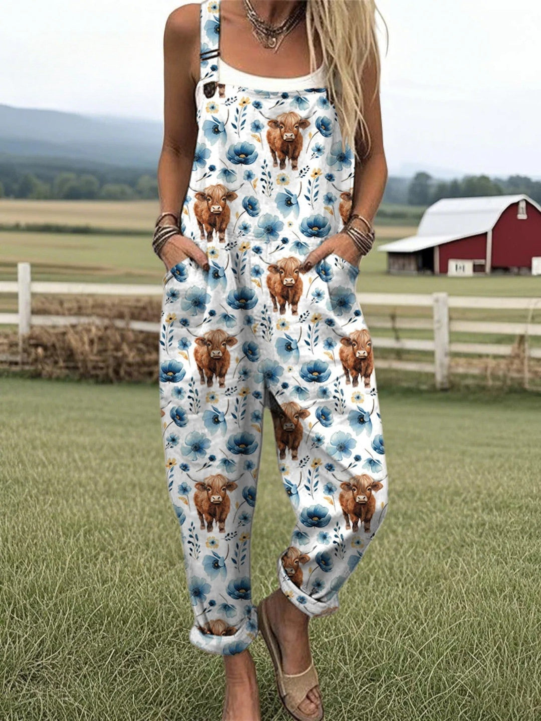 Hazel™ | Highland Bloom Overalls