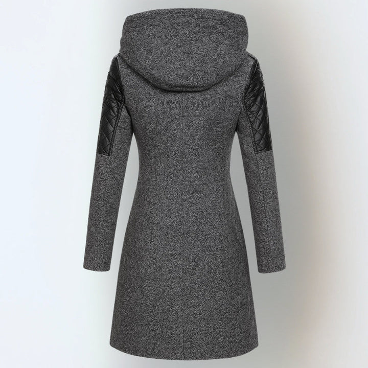 SOPHIA – MODERN QUILTED HOODED COAT