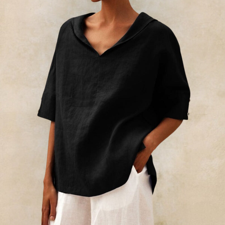 Liora - Casual Loose-Fit Blouse