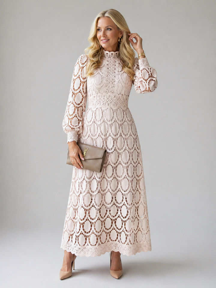 Stylized Fashion | Lace Midi Dress