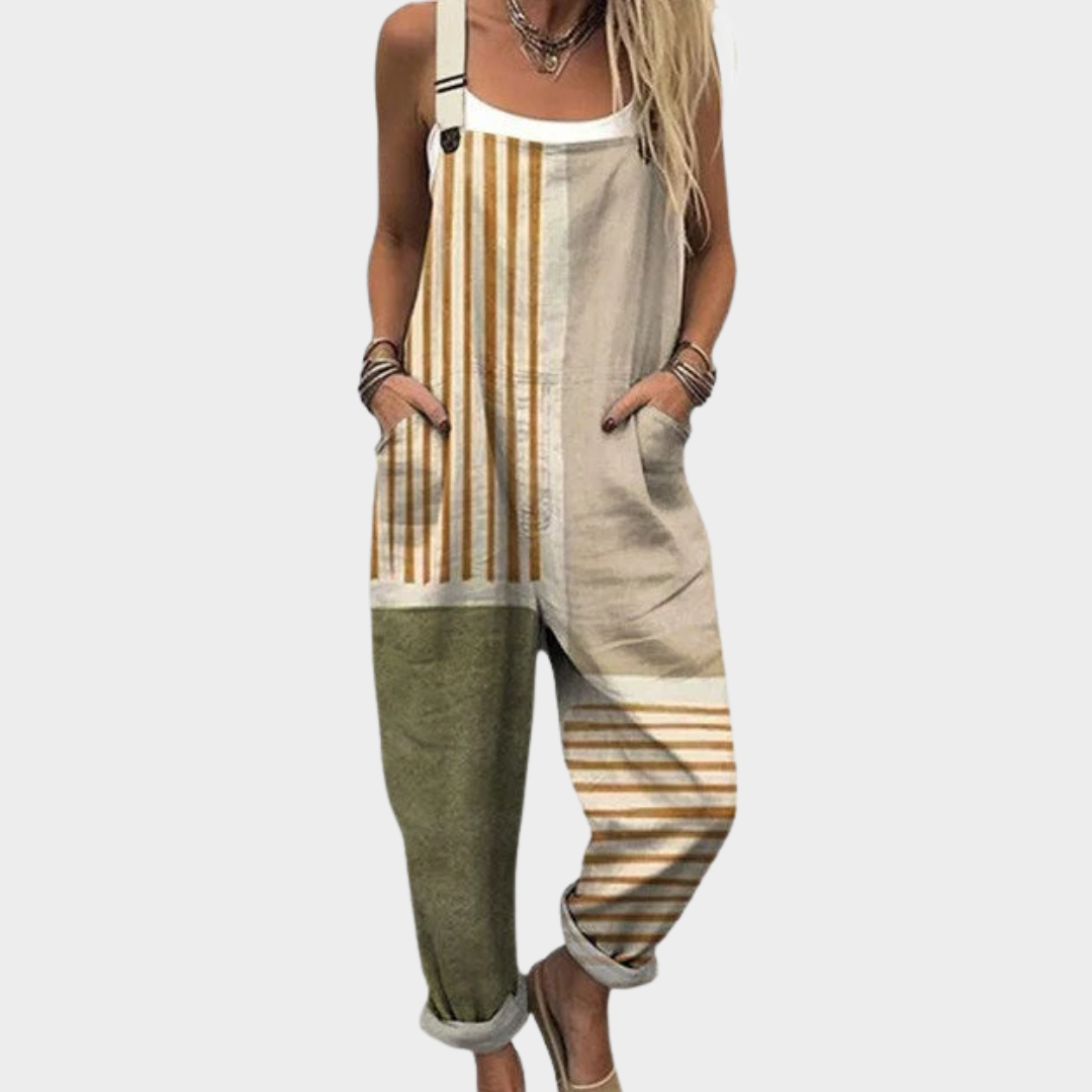 Tatum - Comfortable Printed Overalls