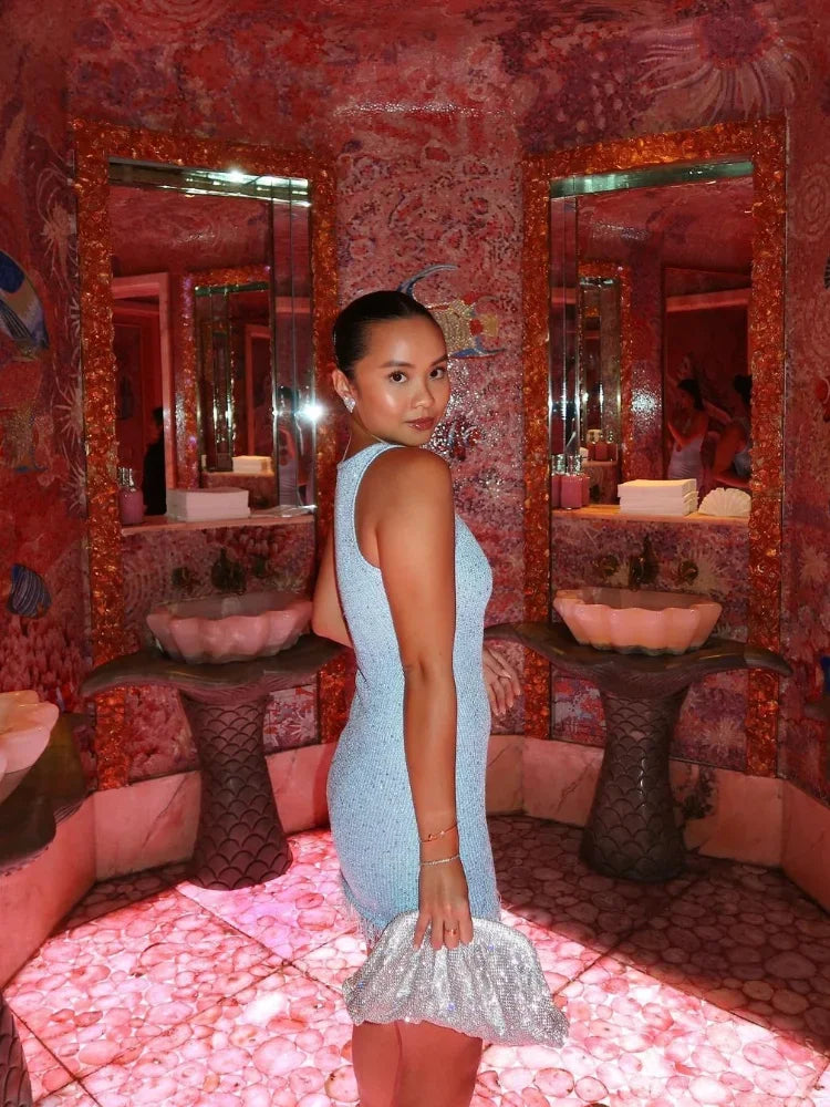 Svetlana - Sparkly Mini Dress