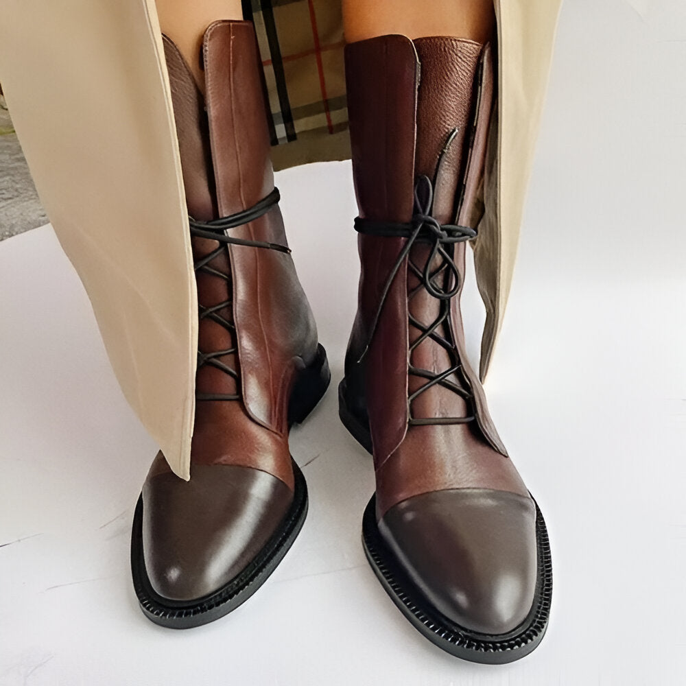 ORINETHIA – ELEGANT LEATHER HEELED BOOTS