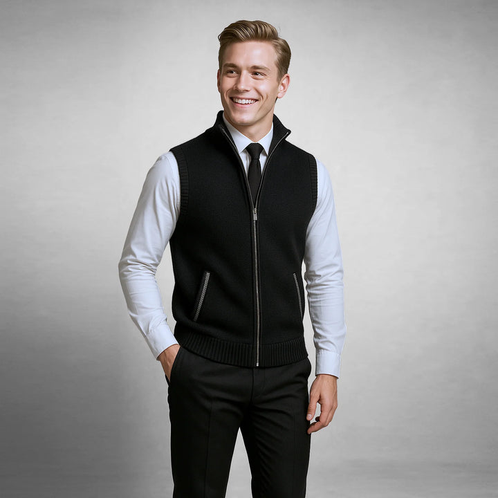 WILLIAM – HARRISON FULL-ZIP SWEATER VEST