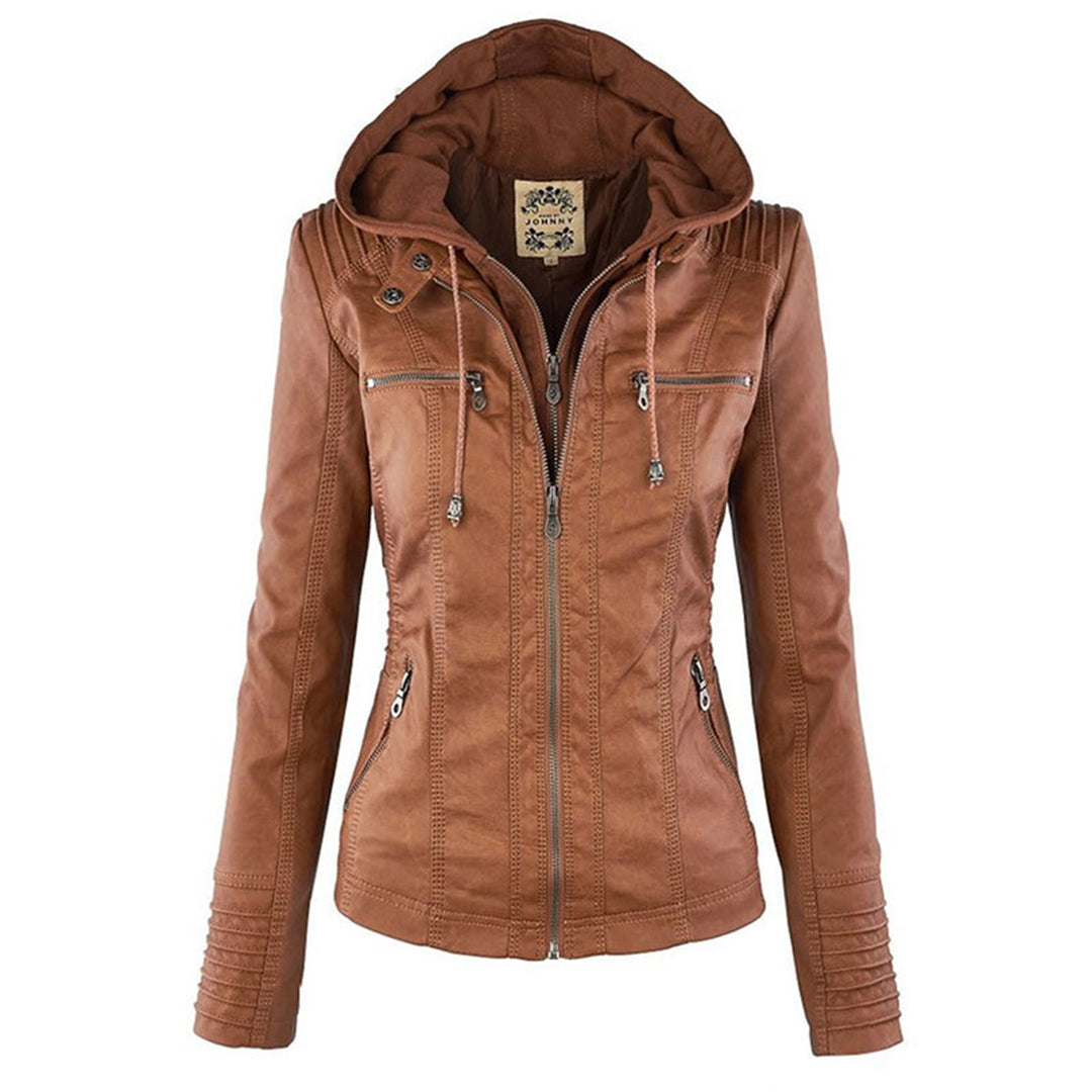Vivienne | Weather Resistant Leather Jacket
