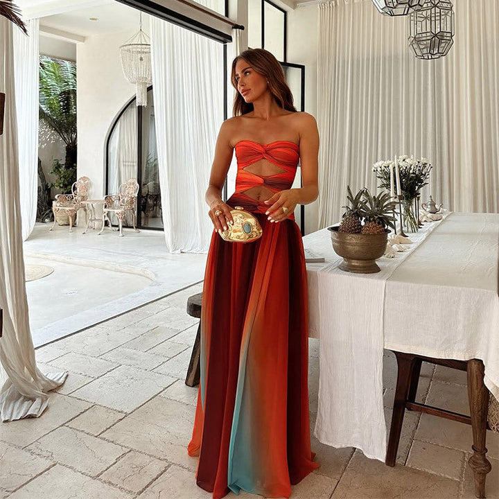Suzy - Strapless Maxi Dress