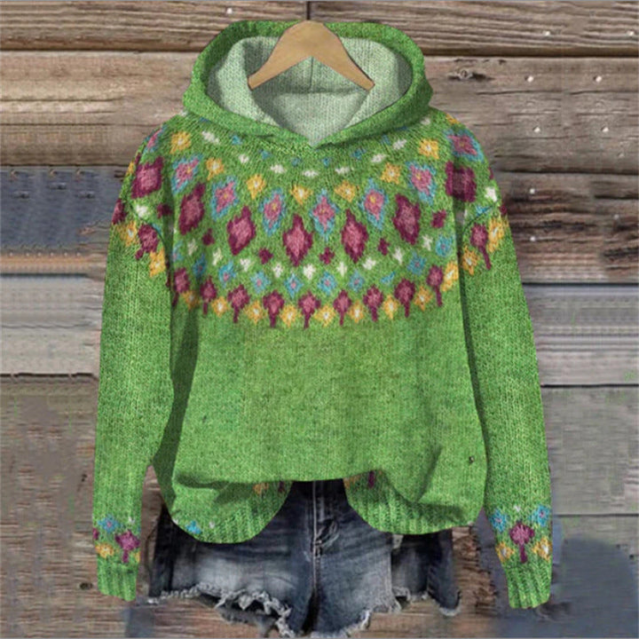 Karine - Ethnic Retro Hoodie