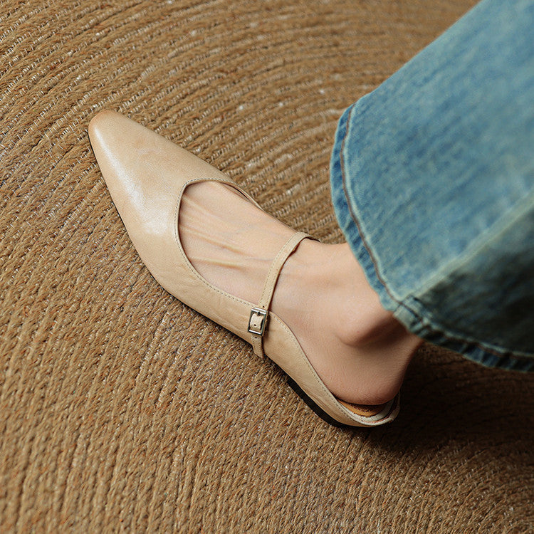 Mules + Genuine Leather