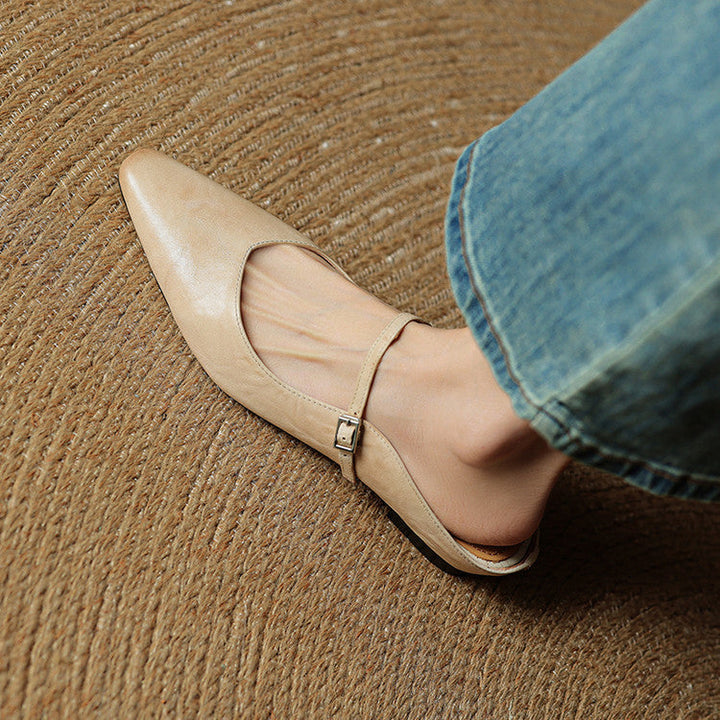 Mules + Genuine Leather