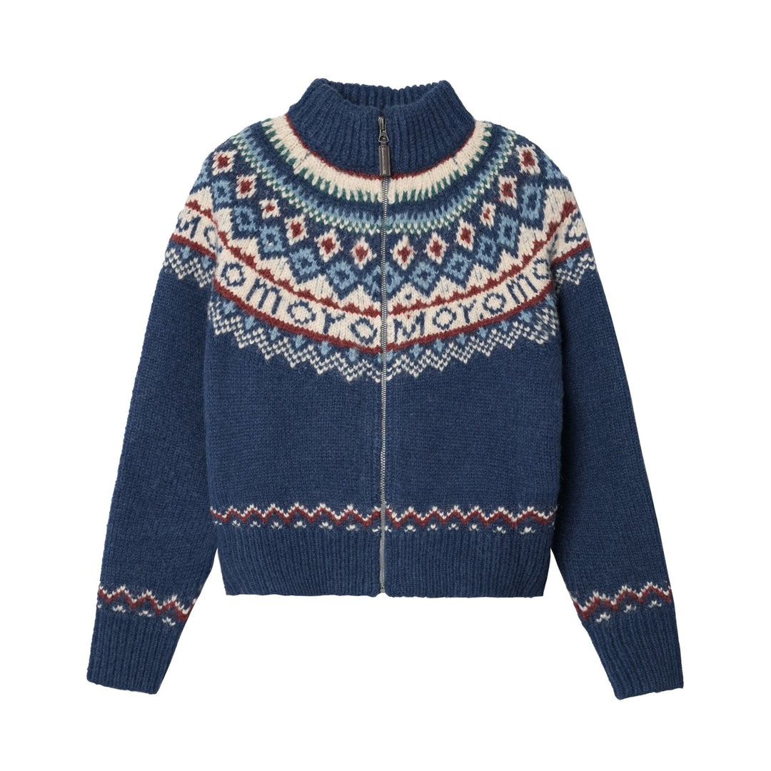 Women's High Collar Knit Sweater