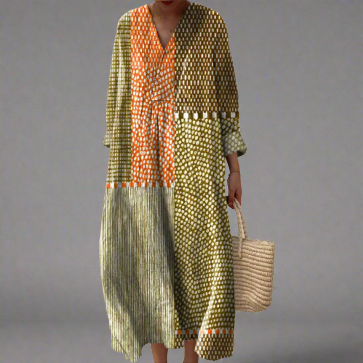 ISLA – ELEGANT GEOMETRIC DRESS