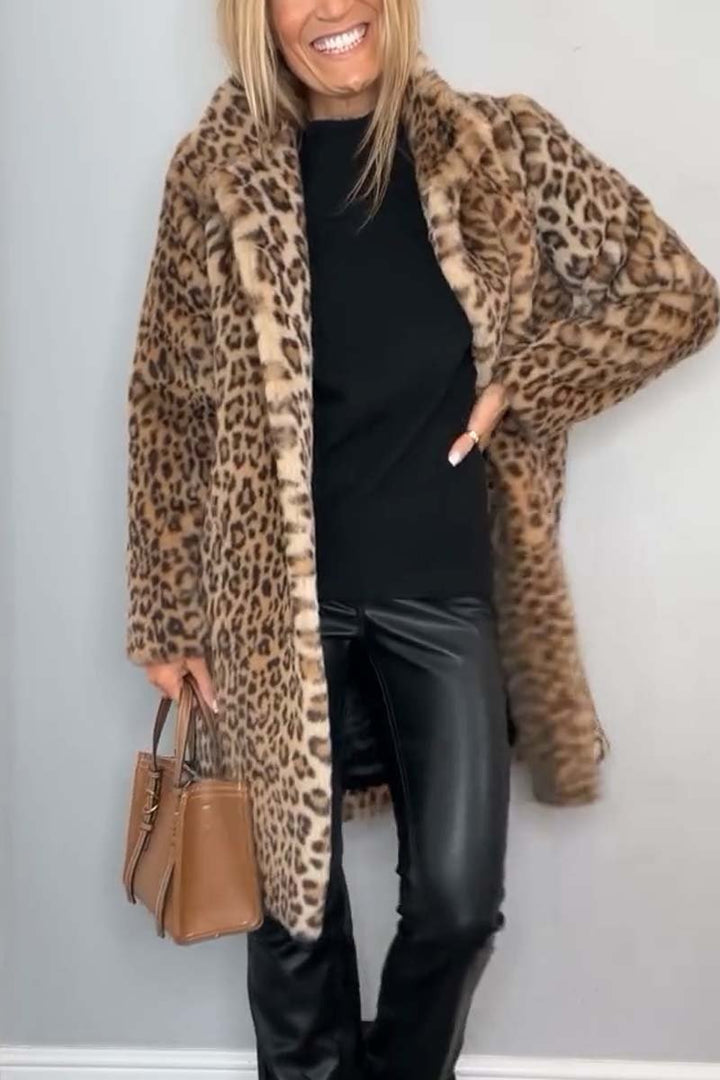 Rosa - Leopard Winter Coat