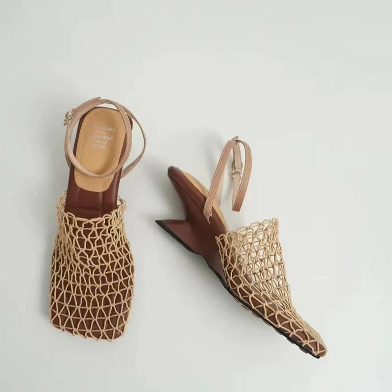 Heels, Mesh Weave