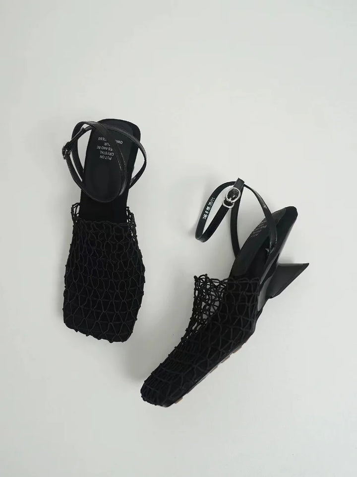 Heels, Mesh Weave