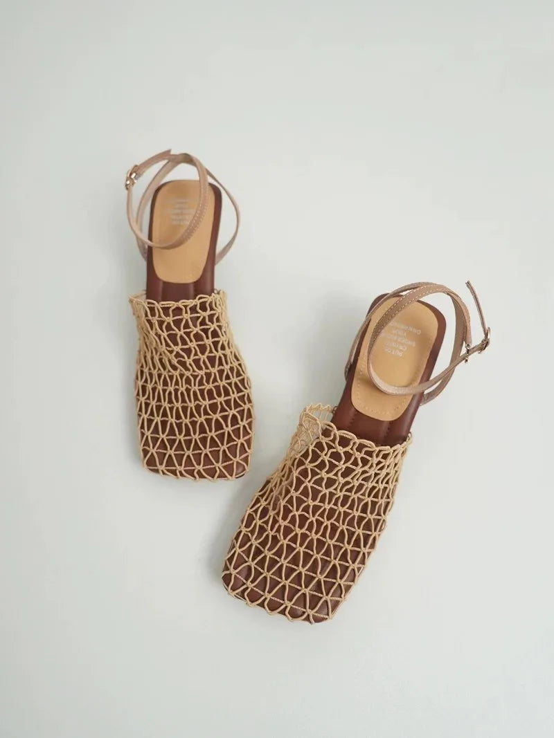 Heels, Mesh Weave