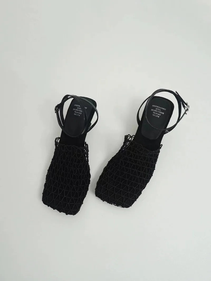 Heels, Mesh Weave