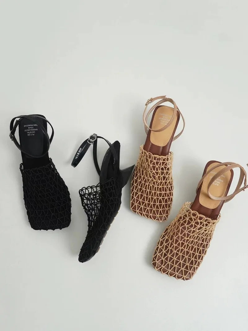 Heels, Mesh Weave