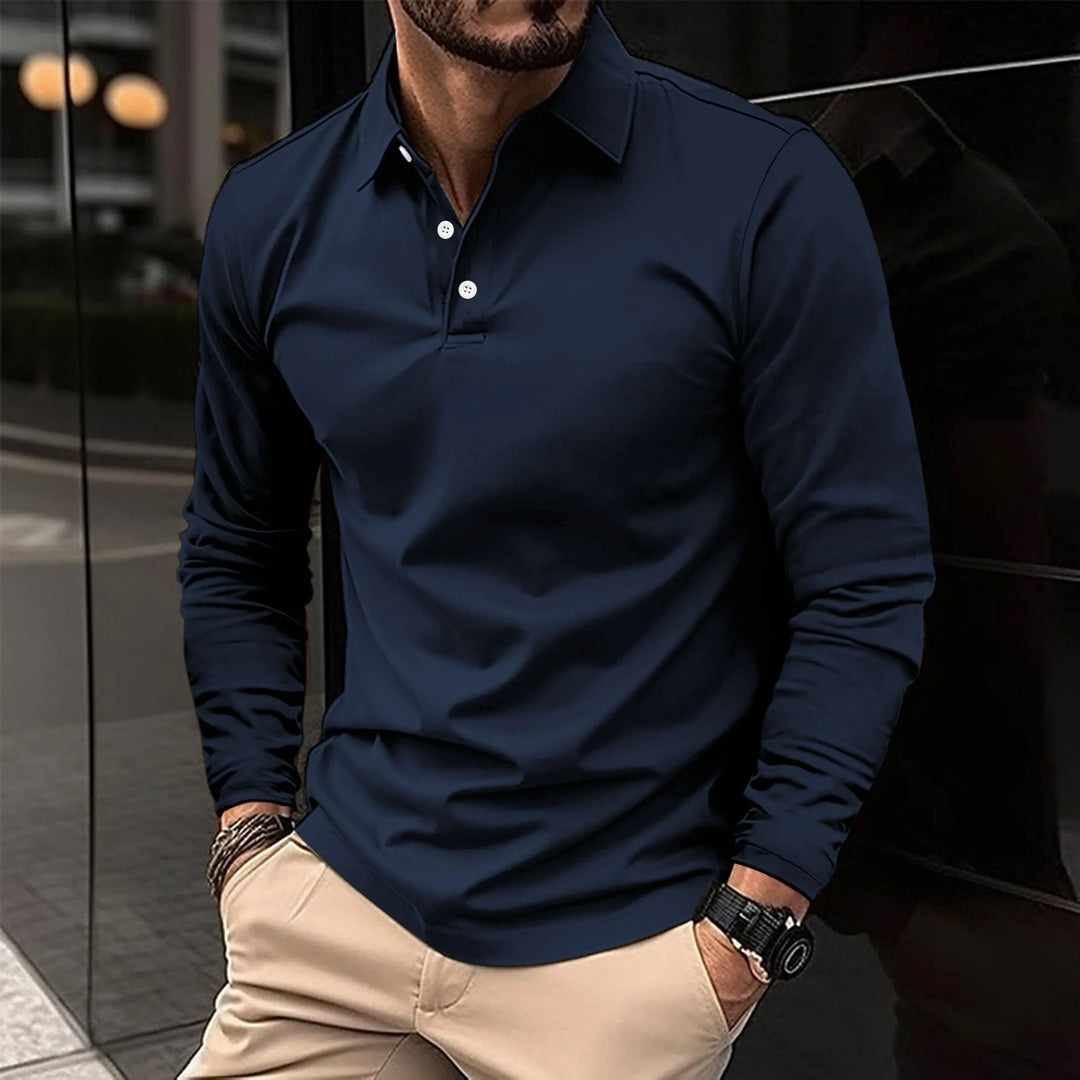 KNOX – RELAXED LONG-SLEEVE POLO