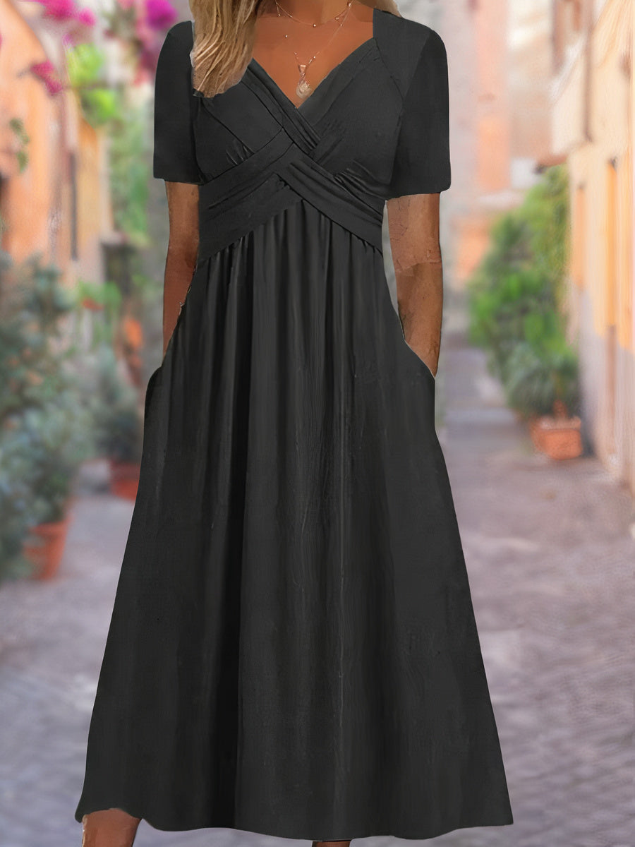AVIANA – ELEGANT TUMMY-COVERING DRESS