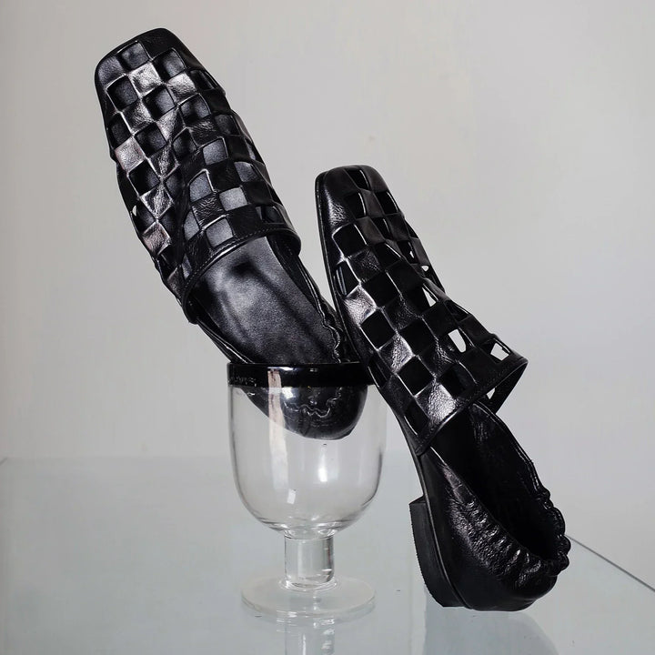 Mules, Leather