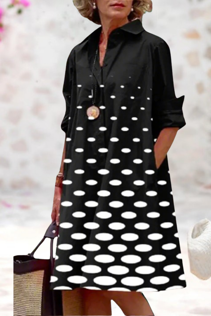 Yvonne - Luxe Midi Dress with Elegant Design