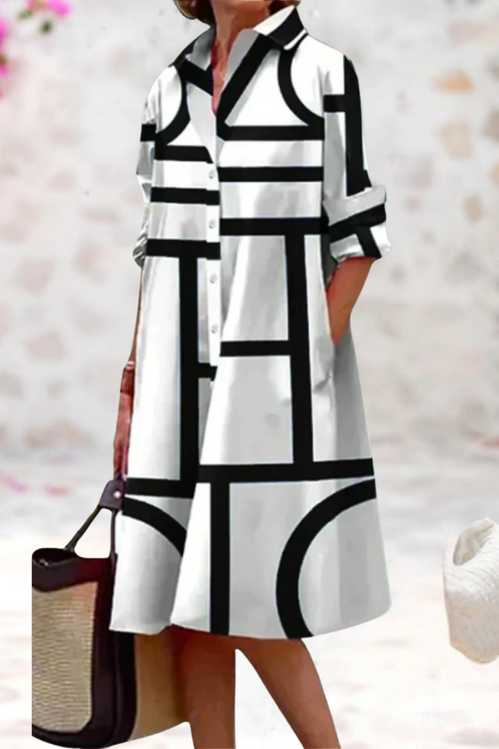 Brigitte - Luxe Midi Dress for Effortless Elegance