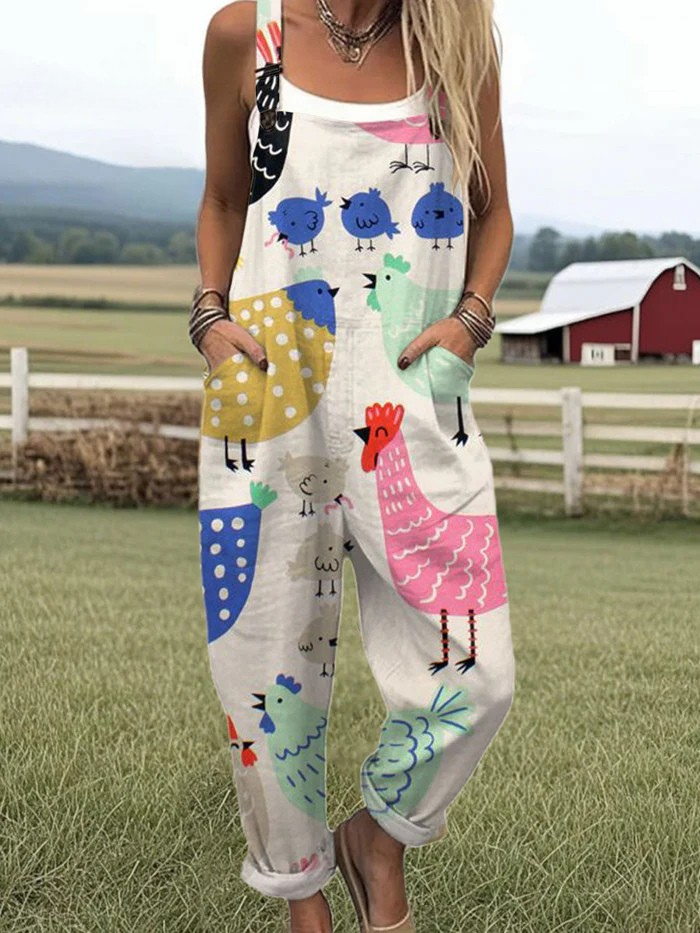 Vintage Wide Leg Jumpsuit for Women - Stylish Comfort & Versatility