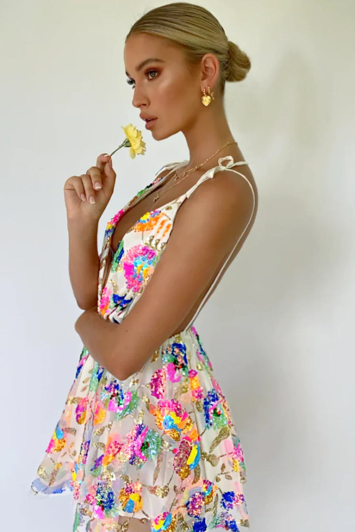 Sandara - Sequin Mini Dress